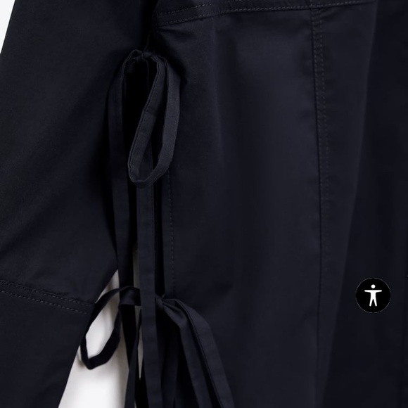 Zara Voluminous Poplin Dress - Picture 9 of 10